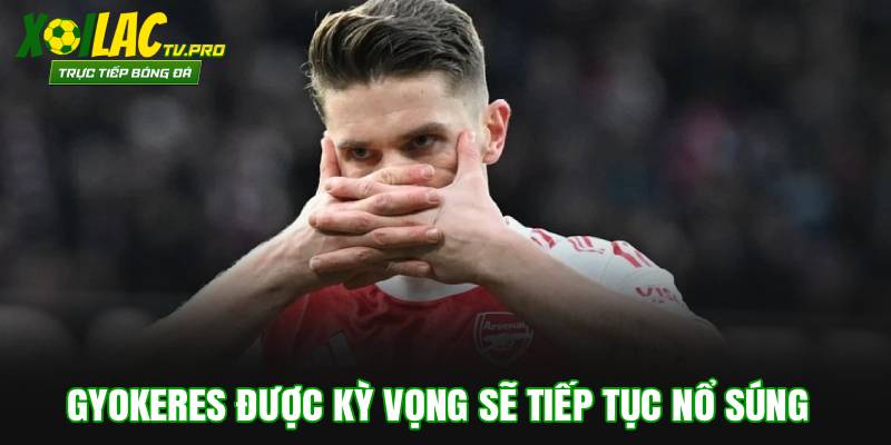 Gyokeres được kỳ vọng sẽ tiếp tục nổ súng